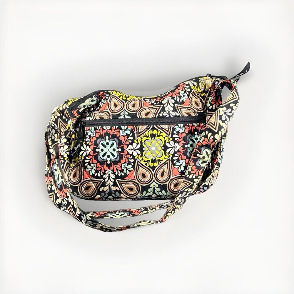 Vera Bradley Mandy Sierra Crossbody Purse & Coin Purse Colorful Quilted Bag EUC!
